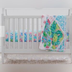 Lilly Pulitzer Mermaid Cove baby bedding!